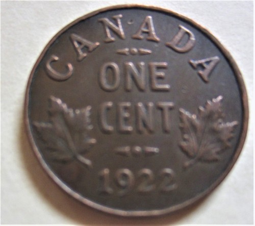 1922 canada small cent coin - 1922,