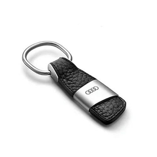 Portachiavi audi pelle nero - portachiavi,