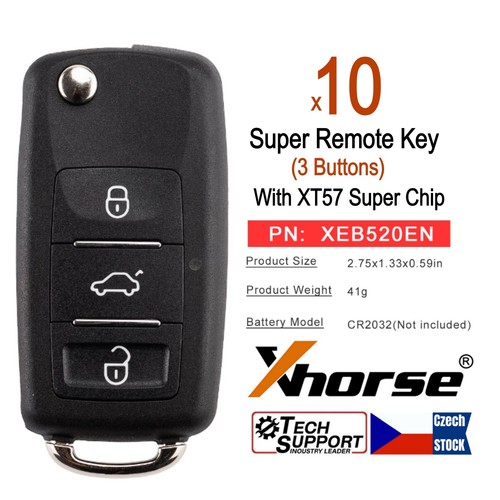 10x xhorse chiave - xhorse, telecomando